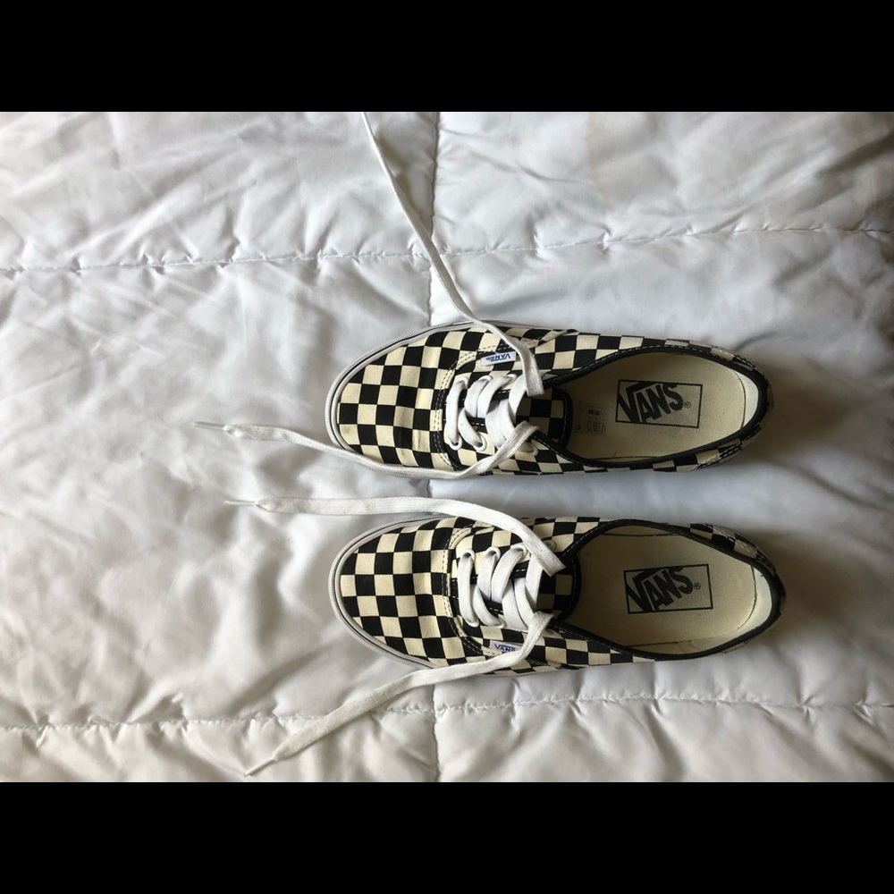 Authentic Checkered Vans